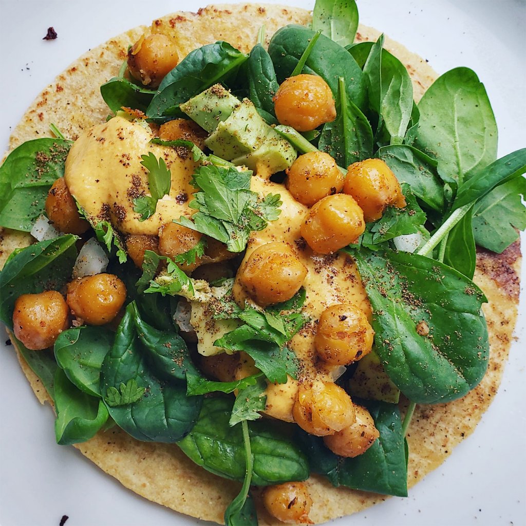 Roasted Chickpea Tacos