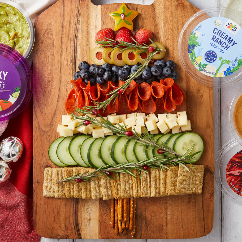 Holiday Charcuterie Tree