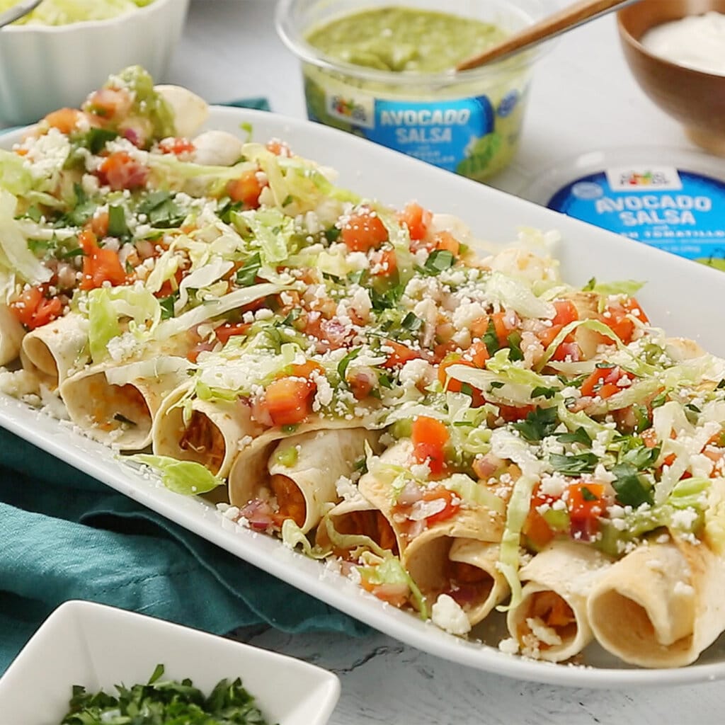 Air Fryer Chicken Taquitos