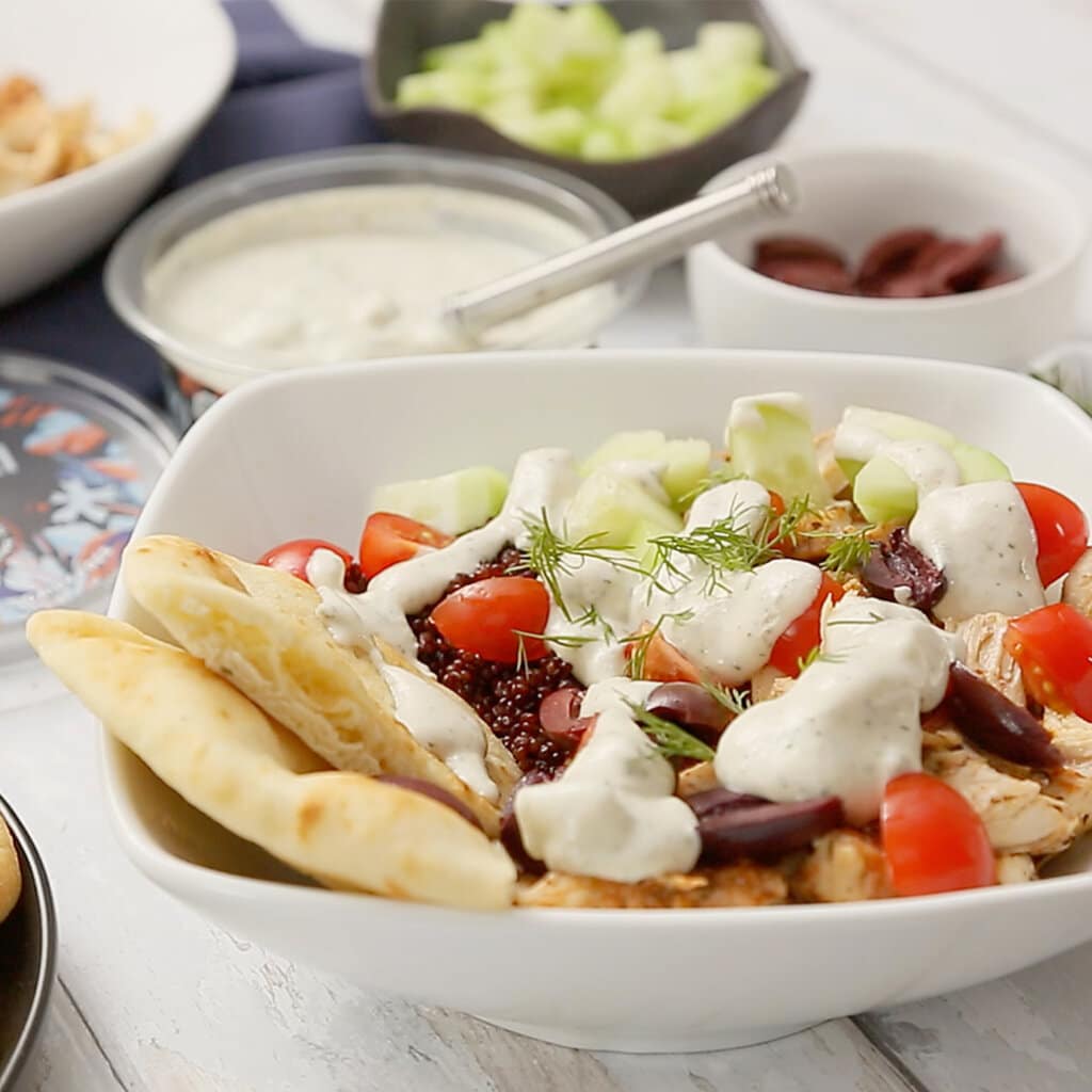 Instant Pot Greek Chicken Bowl