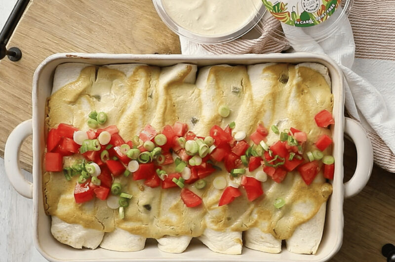 Spicy Chicken Enchiladas