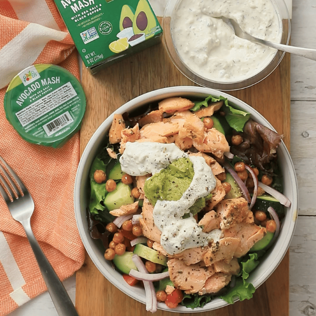 Mediterranean Salmon Salad