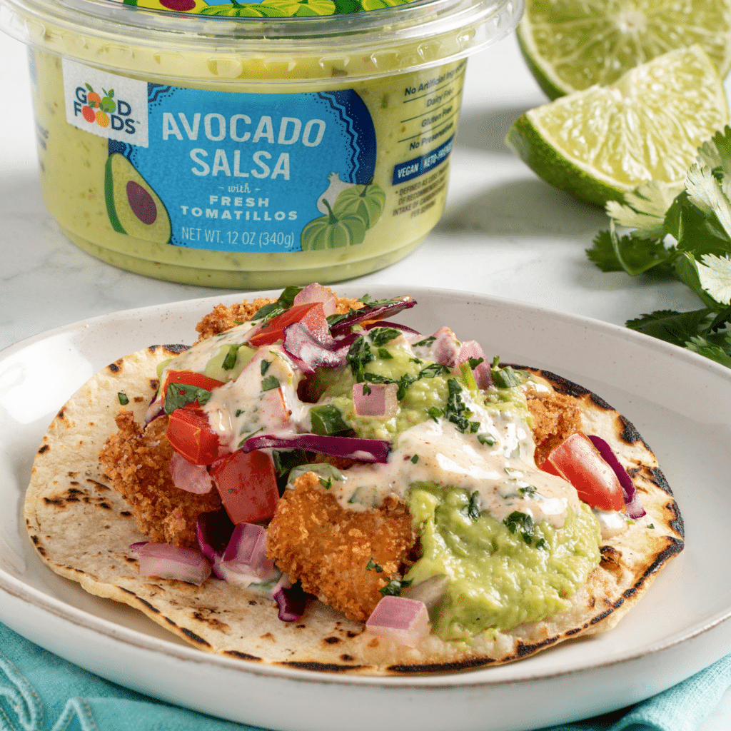 Air Fryer Baja Fish Tacos