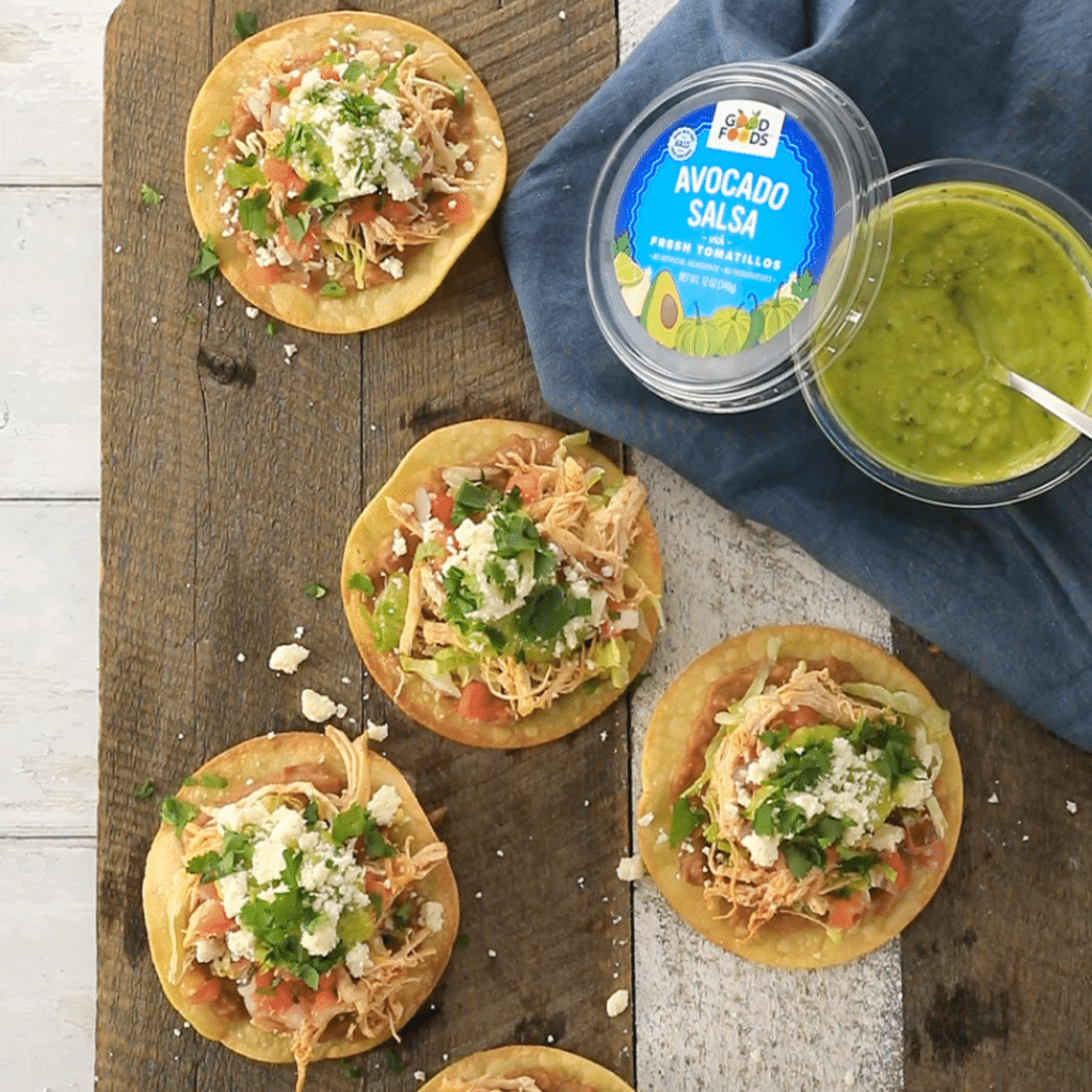 Chicken Tostadas