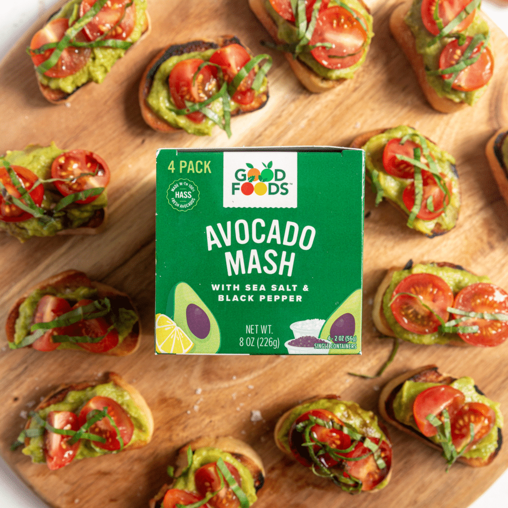 Avocado Mash Crostinis