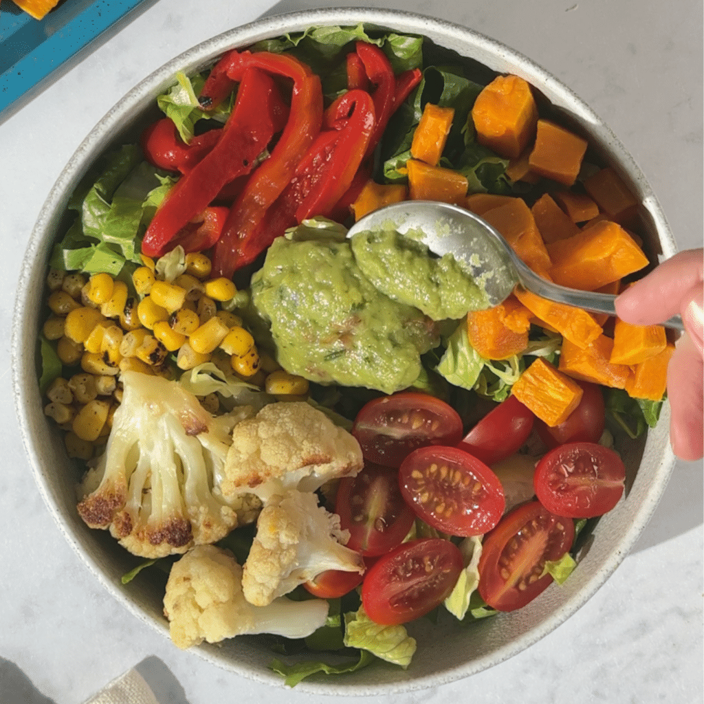Buddha Bowl with Chunky Guacamole