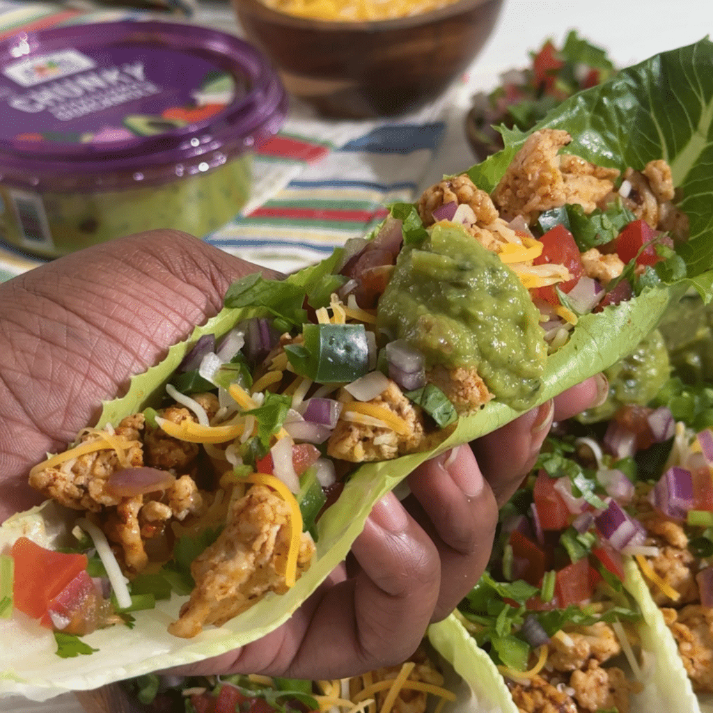 Turkey Taco Lettuce Wraps
