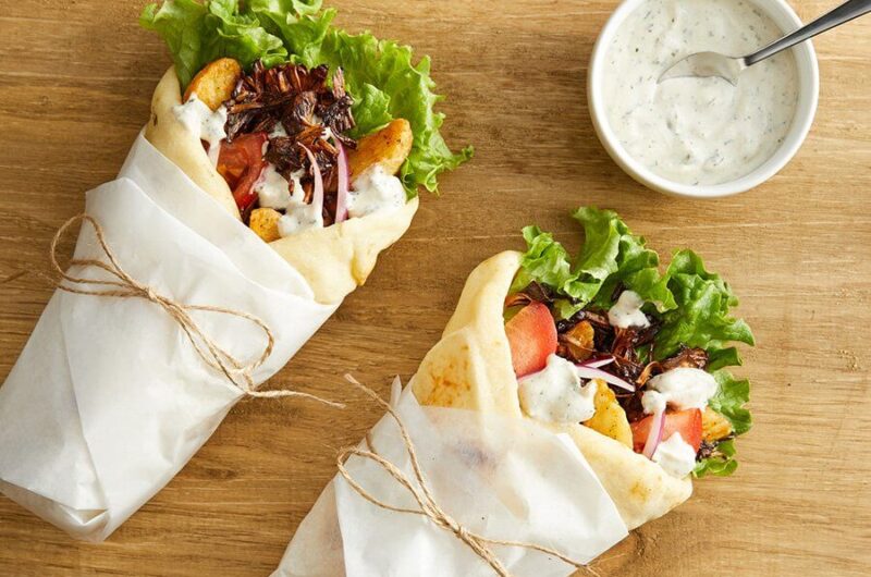 That’s a Wrap! Easy Vegan Gyro